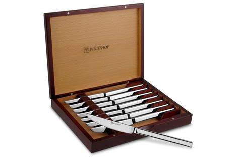 wüsthof stainless steel 8 piece steak knife box|wusthof classic steak knives sale.